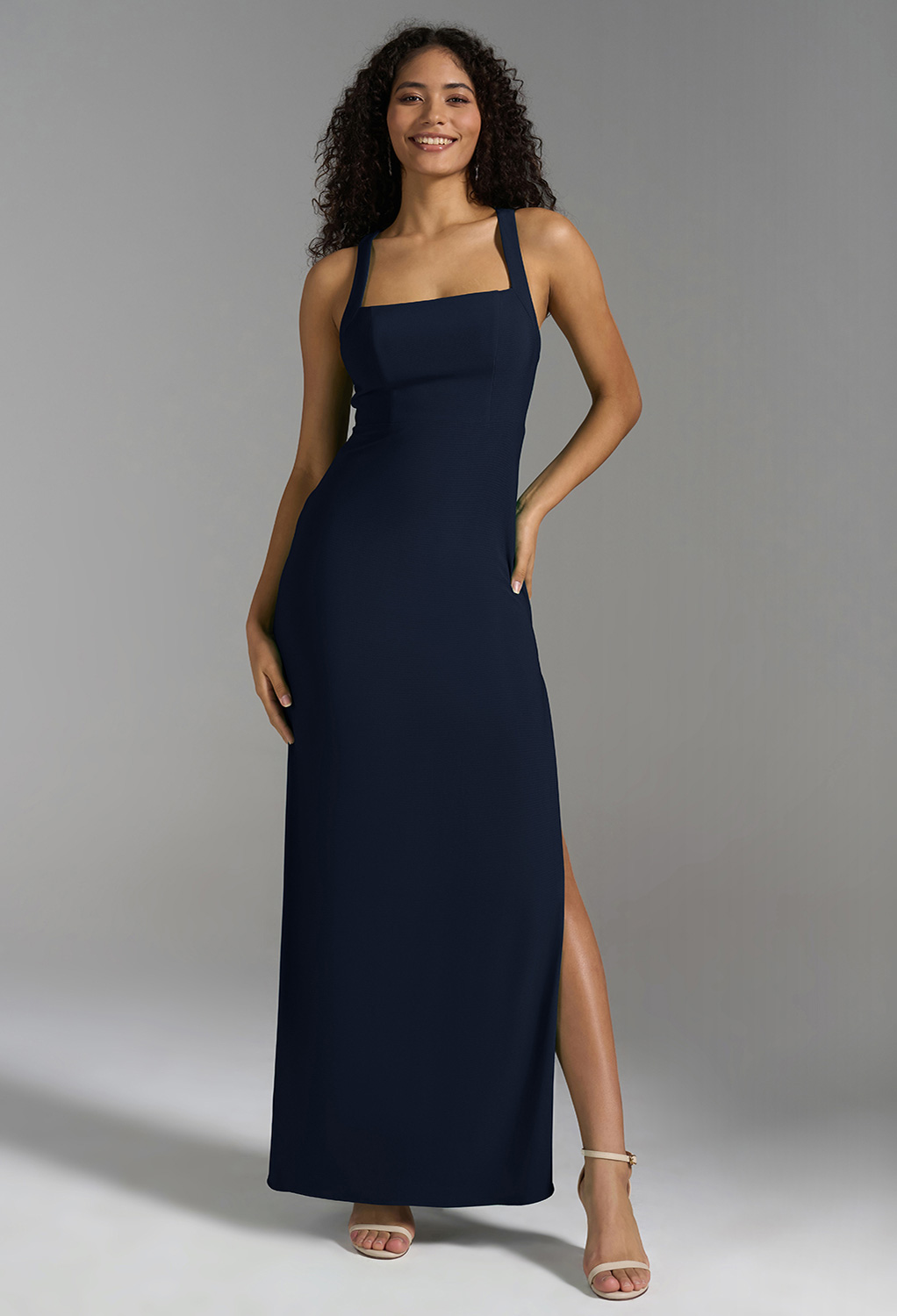 AW Tamsin Dark Navy  Cocktail Wedding Guest Dresses