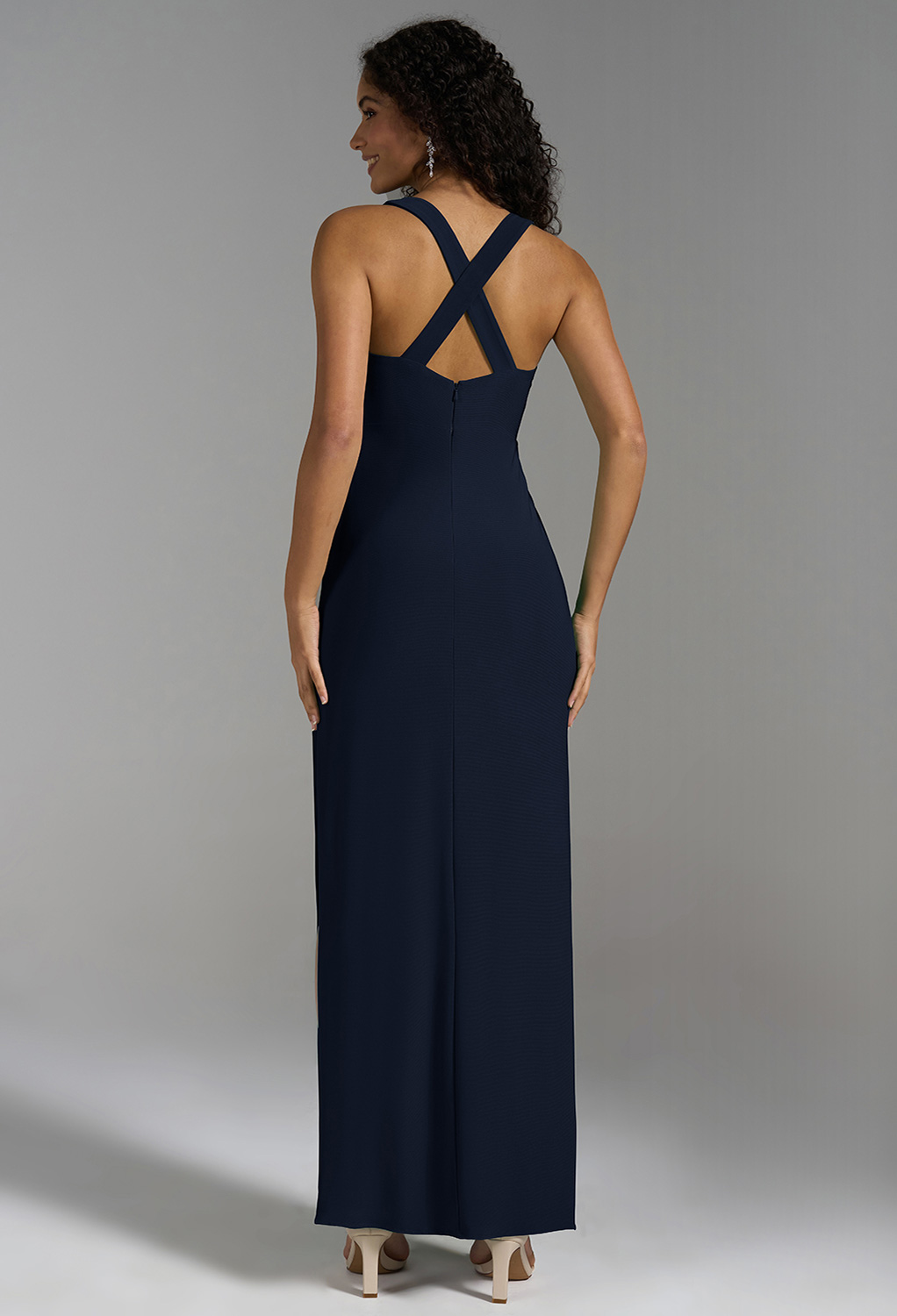 AW Tamsin Dark Navy  Cocktail Wedding Guest Dresses