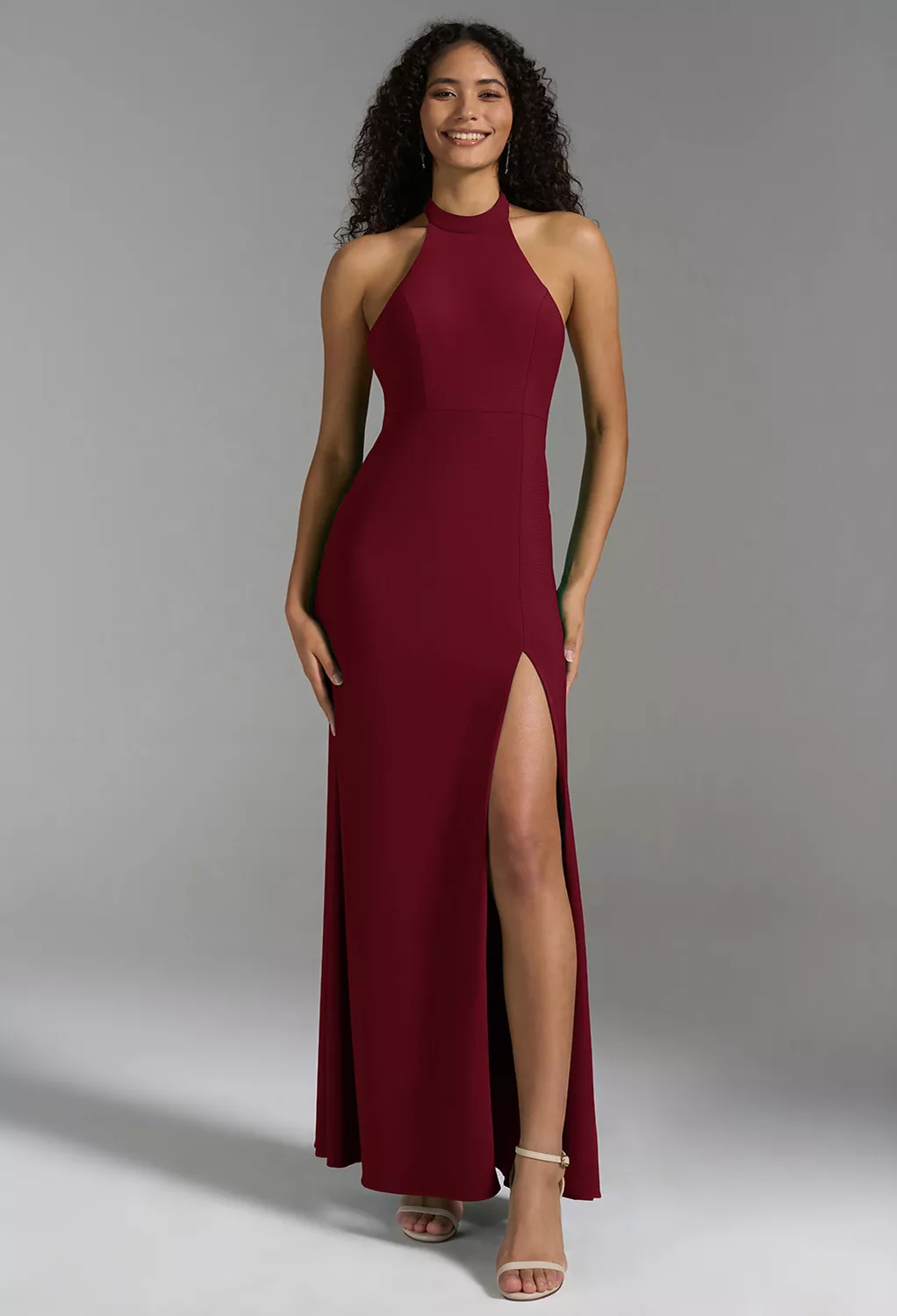 AW Shannon Burgundy  Fall Wedding Guest Dresses