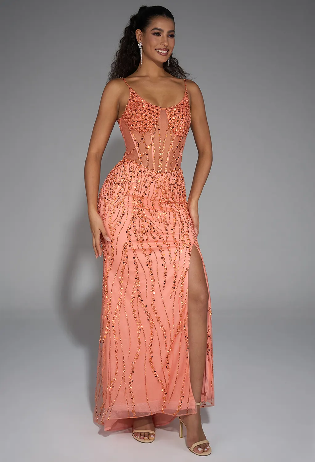 AW Anna Cantaloupe  Dresses