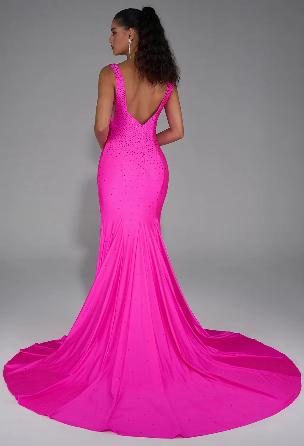 AW Tanisha Fuchsia Red  Dresses