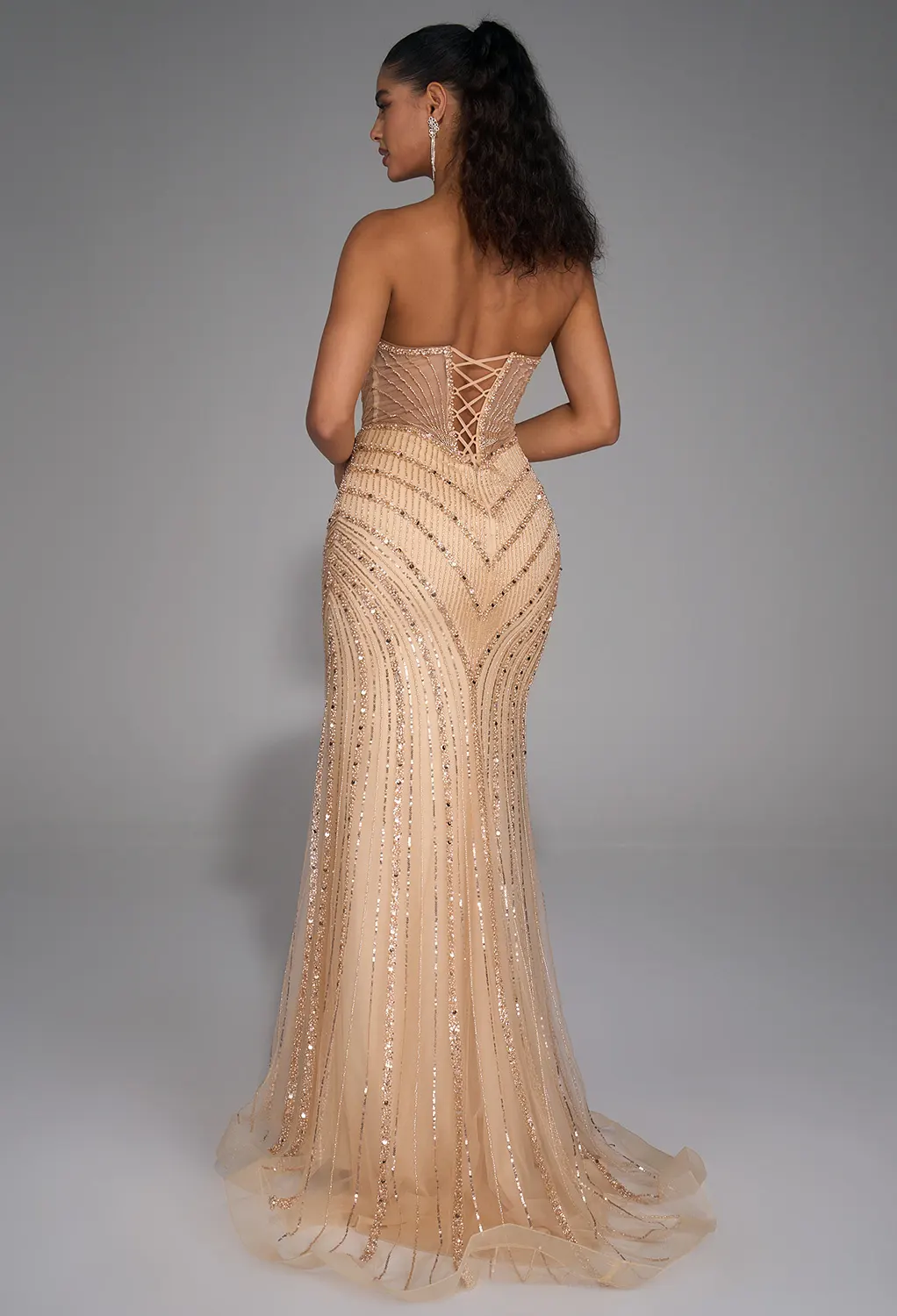 AW Kayleigh Apricot  Prom Dresses