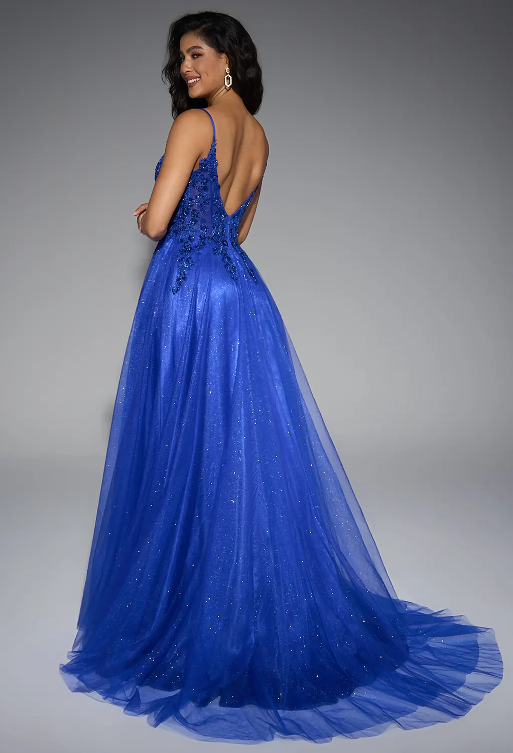 AW Safa Royal Blue  Prom Dresses