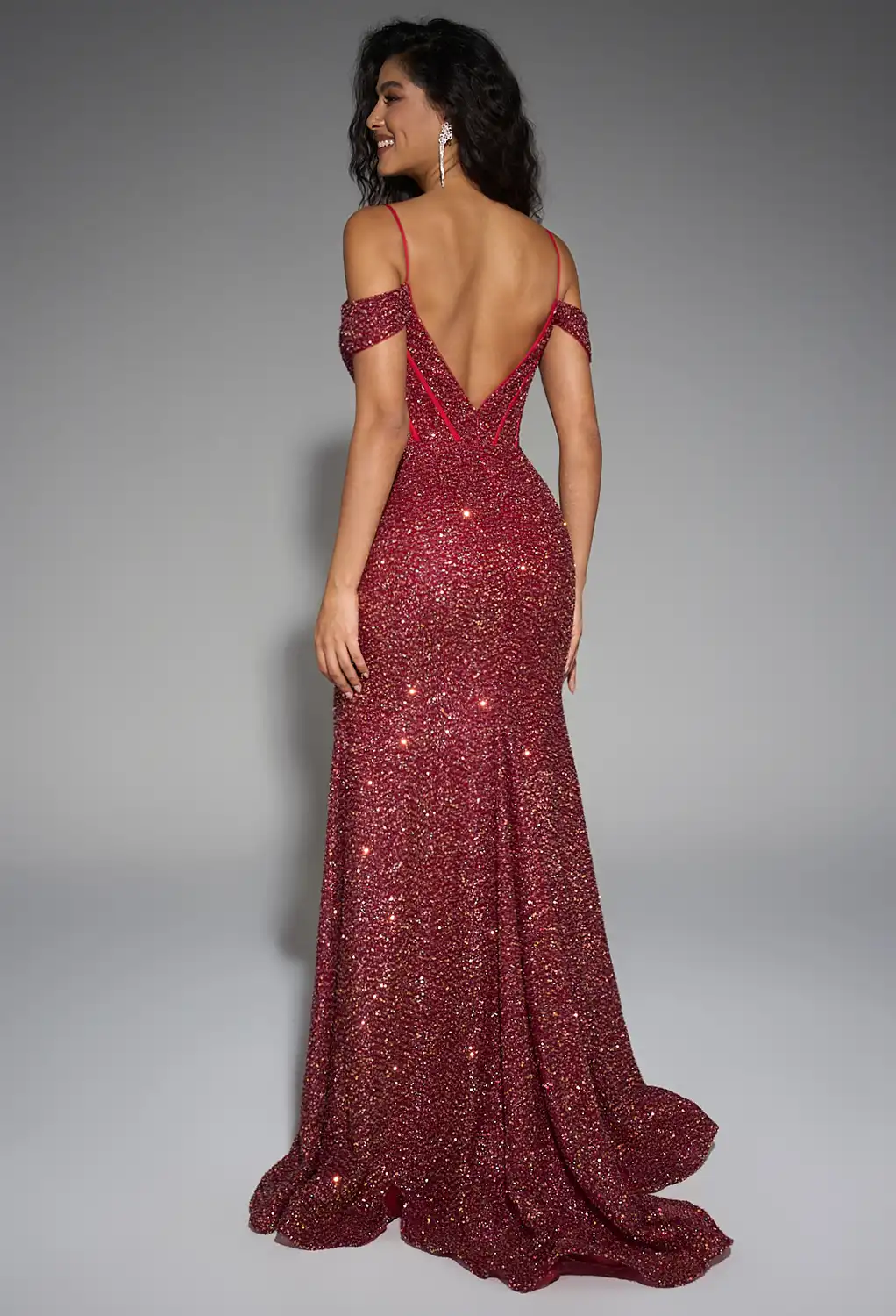 AW Leia Deep Claret  Dresses