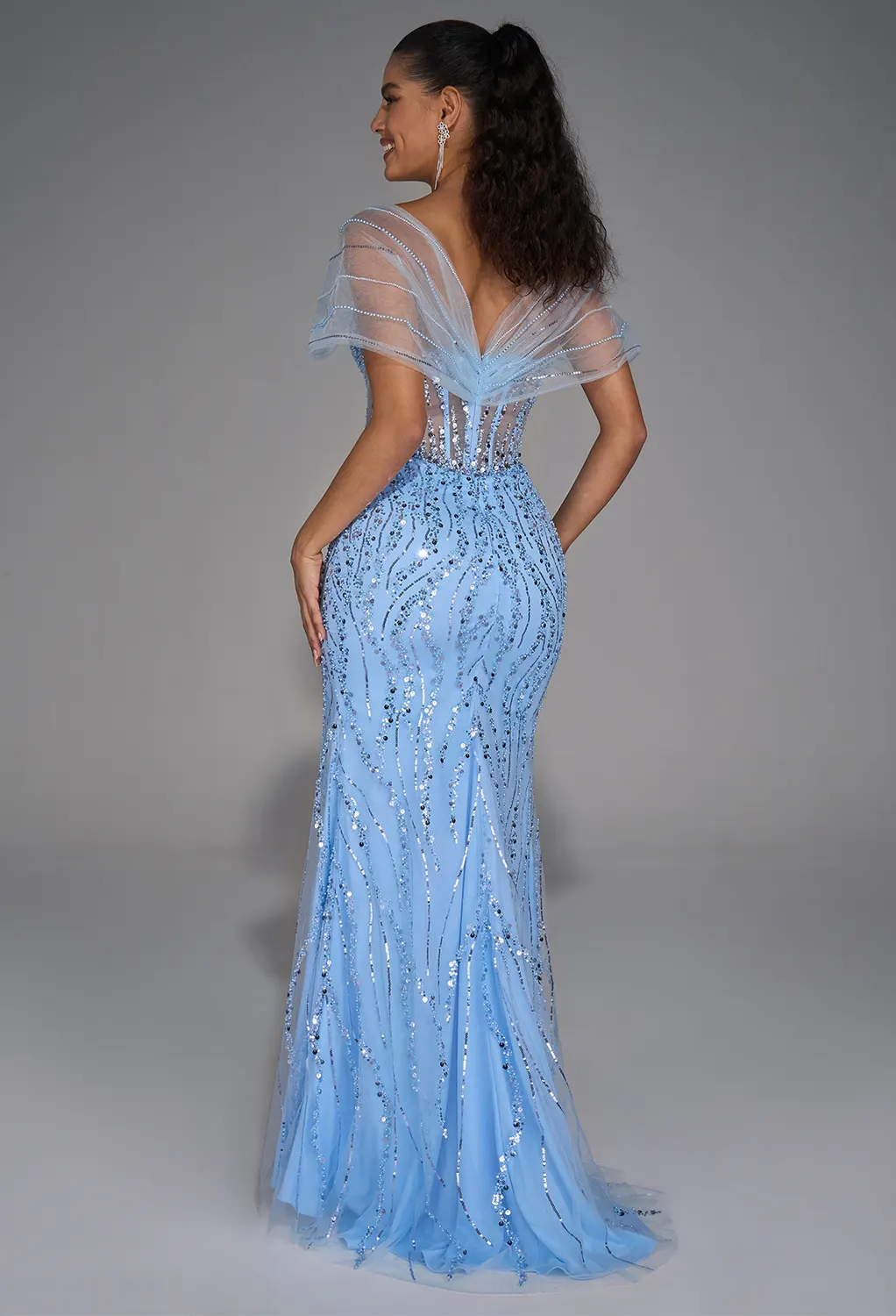 AW Jazmin Light Sky  Prom Dresses