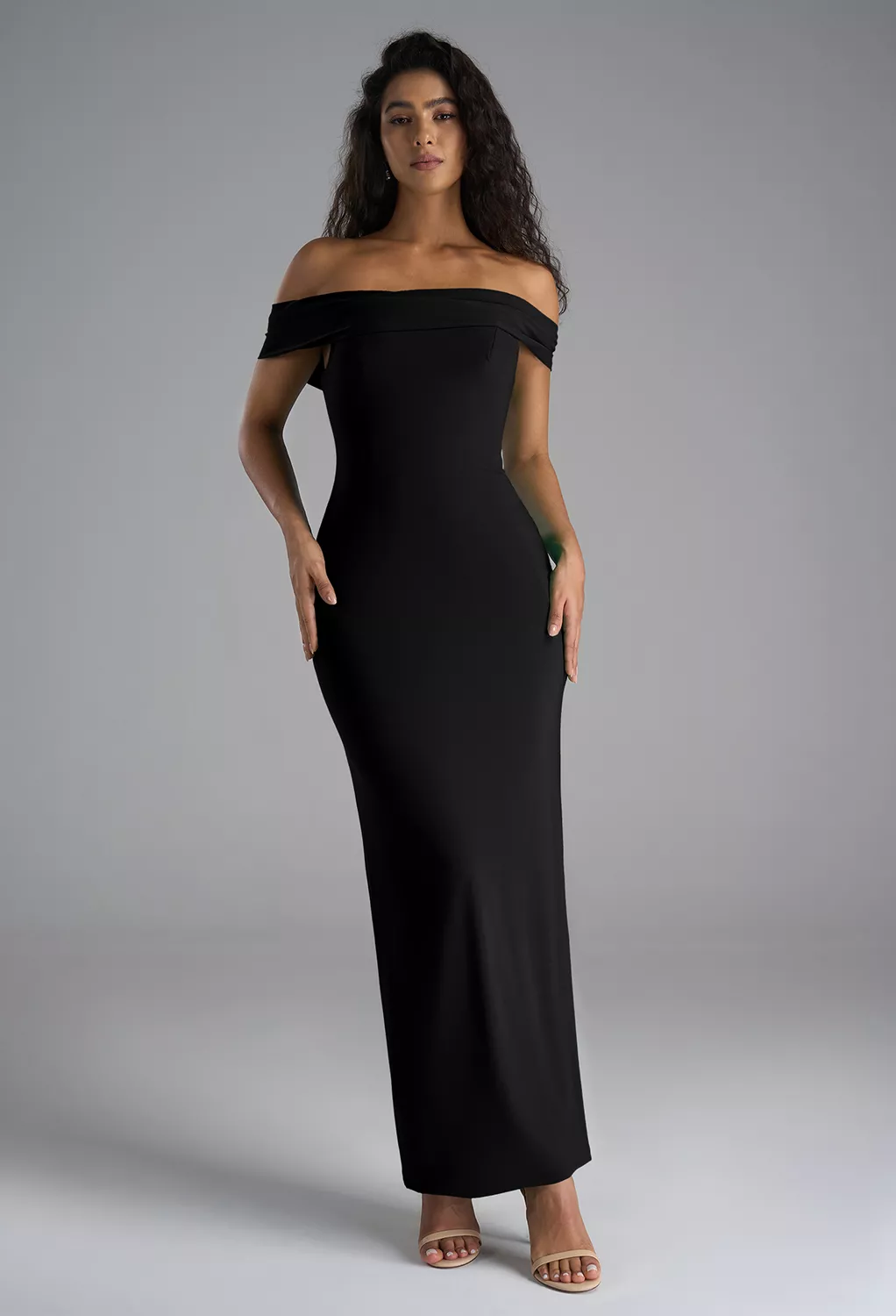 AW Maddison Black  Wedding Guest Dresses