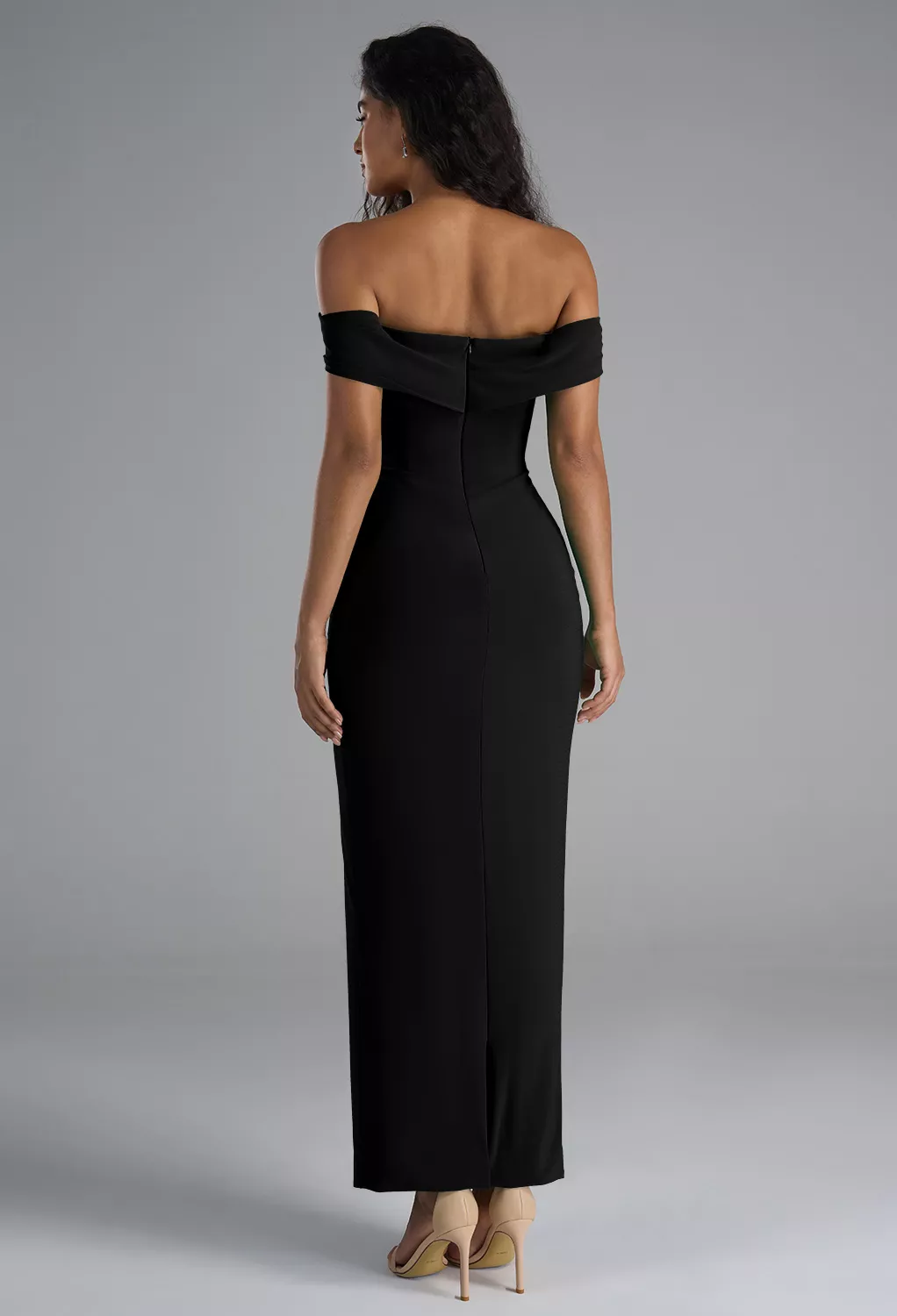 AW Maddison Black  Wedding Guest Dresses