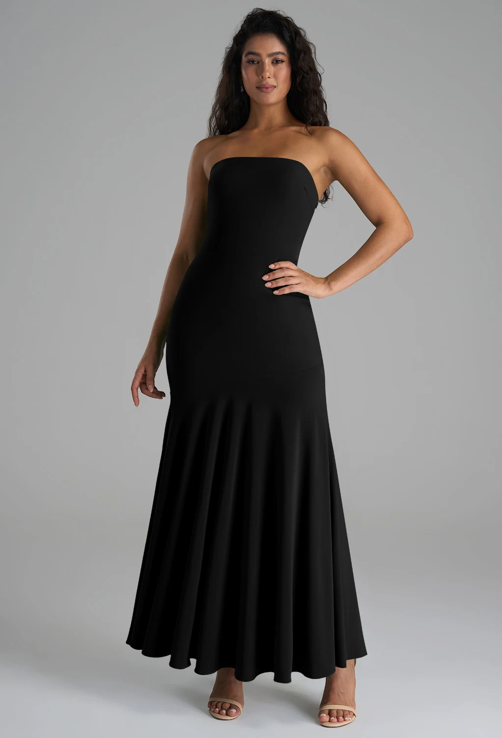 AW Alba Black  Wedding Guest Dresses