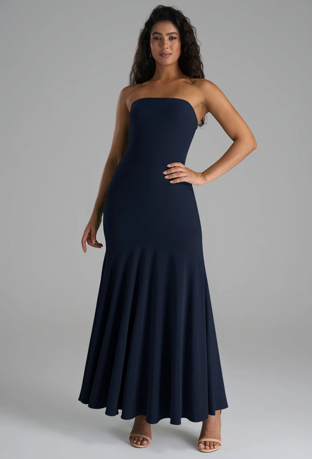 AW Alba Dark Navy  Wedding Guest Dresses