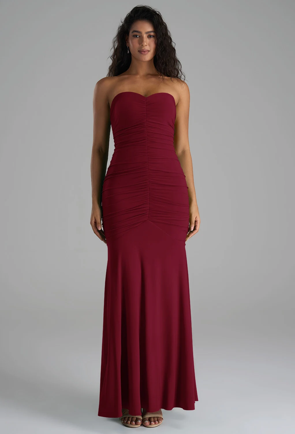 AW Cherry Burgundy  Wedding Guest Dresses