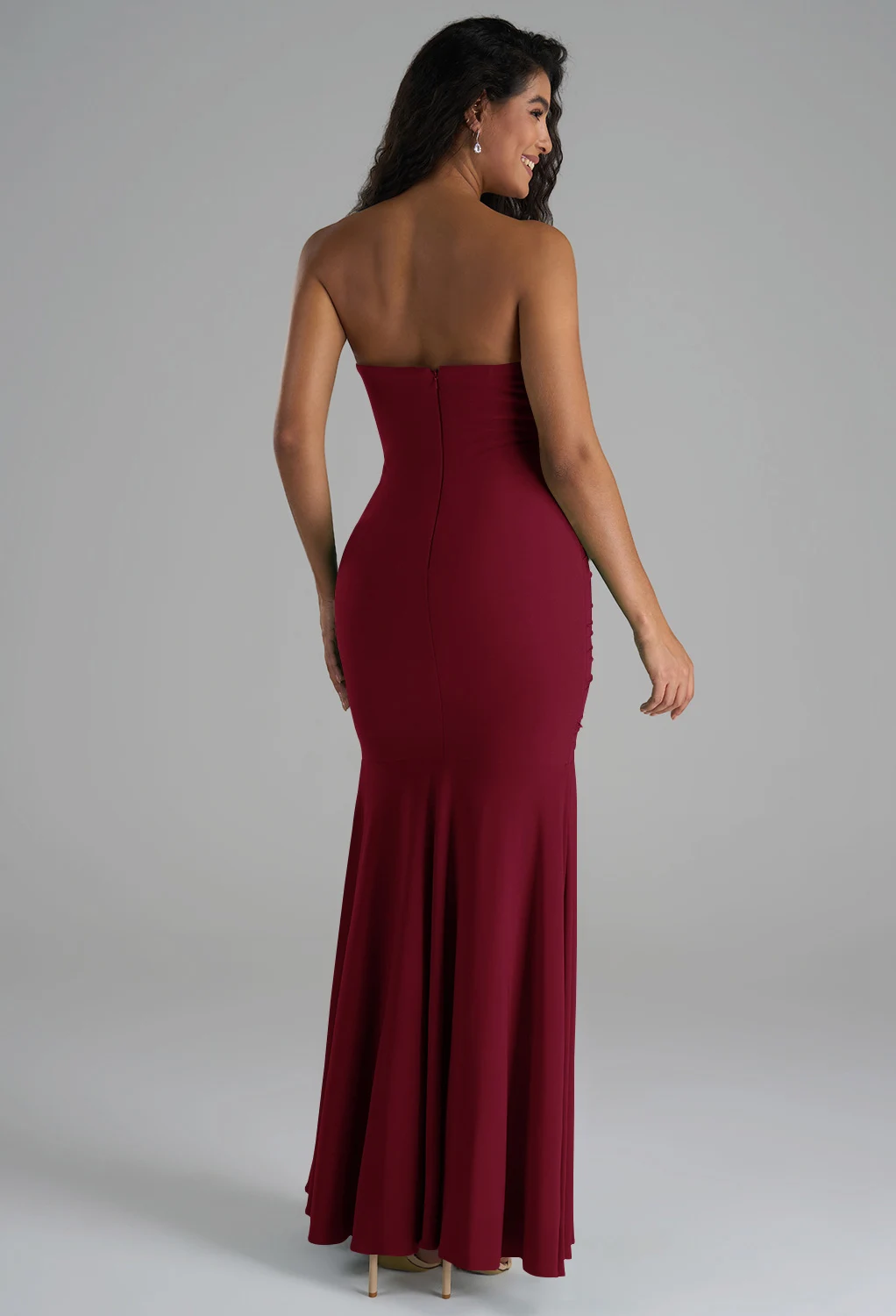 AW Cherry Burgundy  Wedding Guest Dresses
