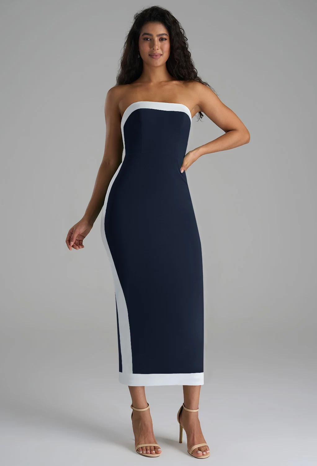 AW Betsey Dark Navy  Wedding Guest Dresses