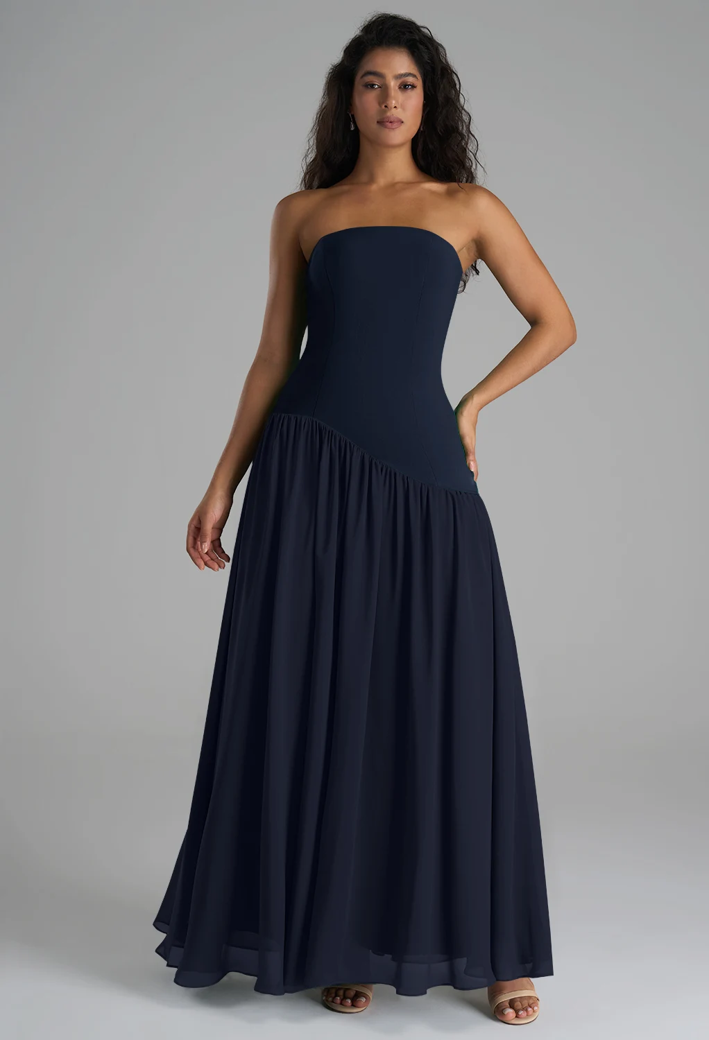 AW Leonore Dark Navy  Wedding Guest Dresses