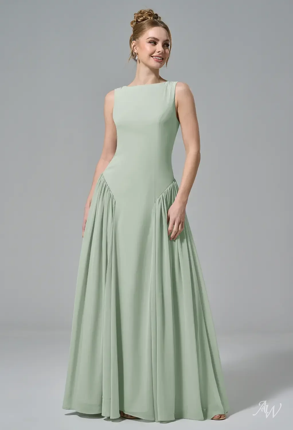 green bridesmaid dresses canada Emerald Green Bridesmaid Dress 2021 Halter Crepe Satin Maxi Dress with Slit Charcoal Grey / 8