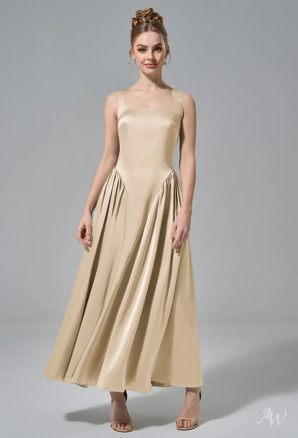 sachin and babi light blue dress EVERPRETTY Elegant Satin Champagne Bridesmaid Dress, Sleeveless  Asymmetrical Hem Dress For Wedding Guest, Cocktail Party, Holiday, Formal  Dinner, Birthday, Prom