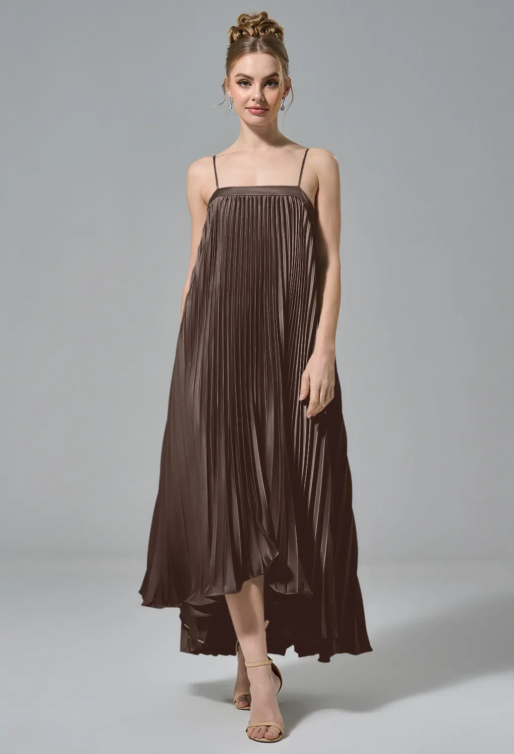 Seal Brown Beach Wedding Guest Dresses | AW.Bridal Canada