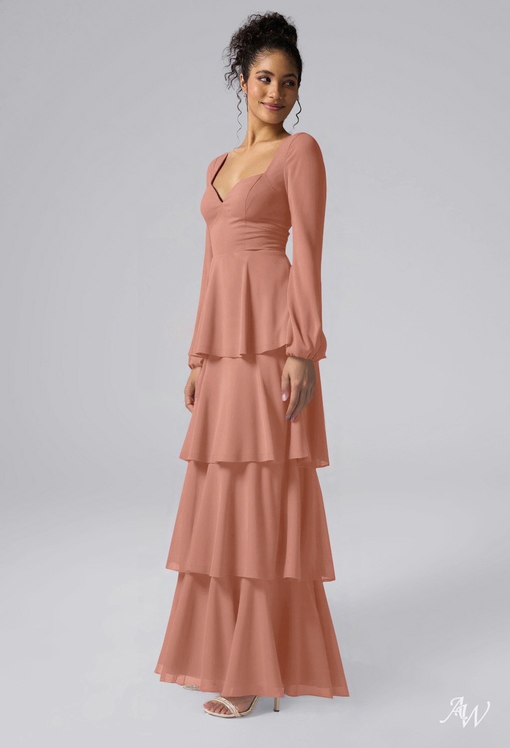 AW Salma Rose Pink Bridesmaid Dresses image5