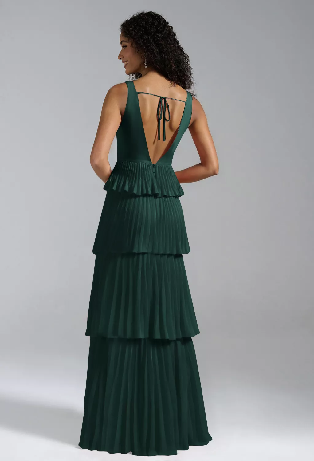 AW Asma Dark Emerald  Bridesmaid Dresses