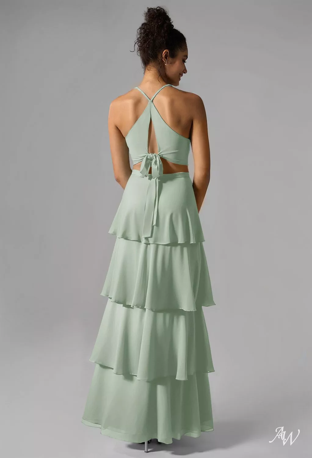 AW Pippa Sage Green Bridesmaid Dresses | AW.Bridal Canada