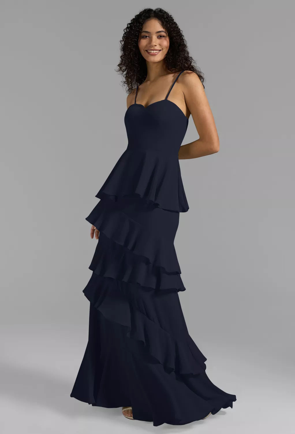 AW Levi Dark Navy  Spring Wedding Guest Dresses