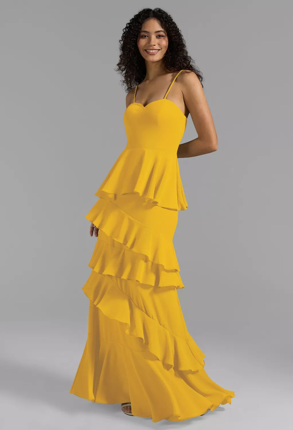 AW Levi Mustard Yellow  Wedding Guest Dresses