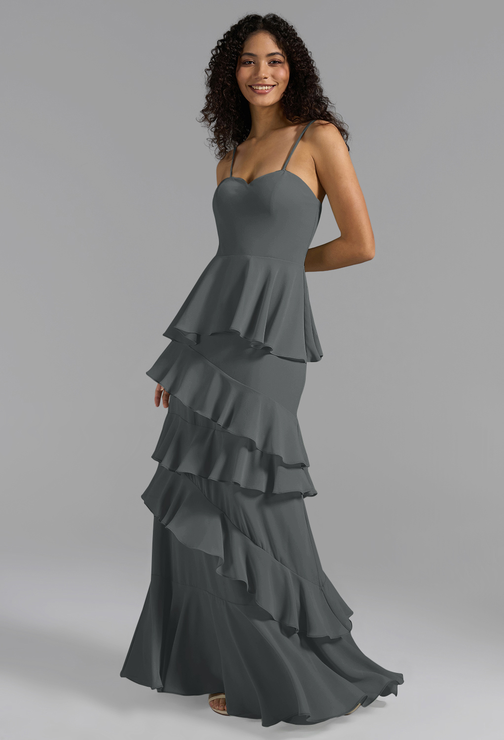 AW Levi Steel Gray  Spring Wedding Guest Dresses