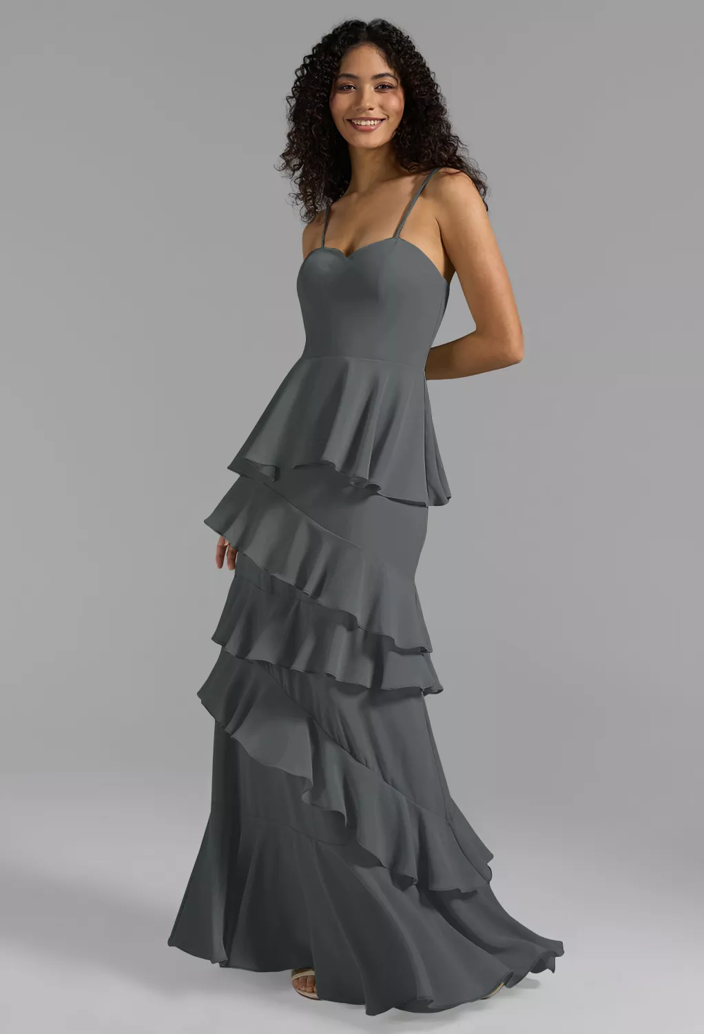 AW Levi Steel Gray  Spring Wedding Guest Dresses