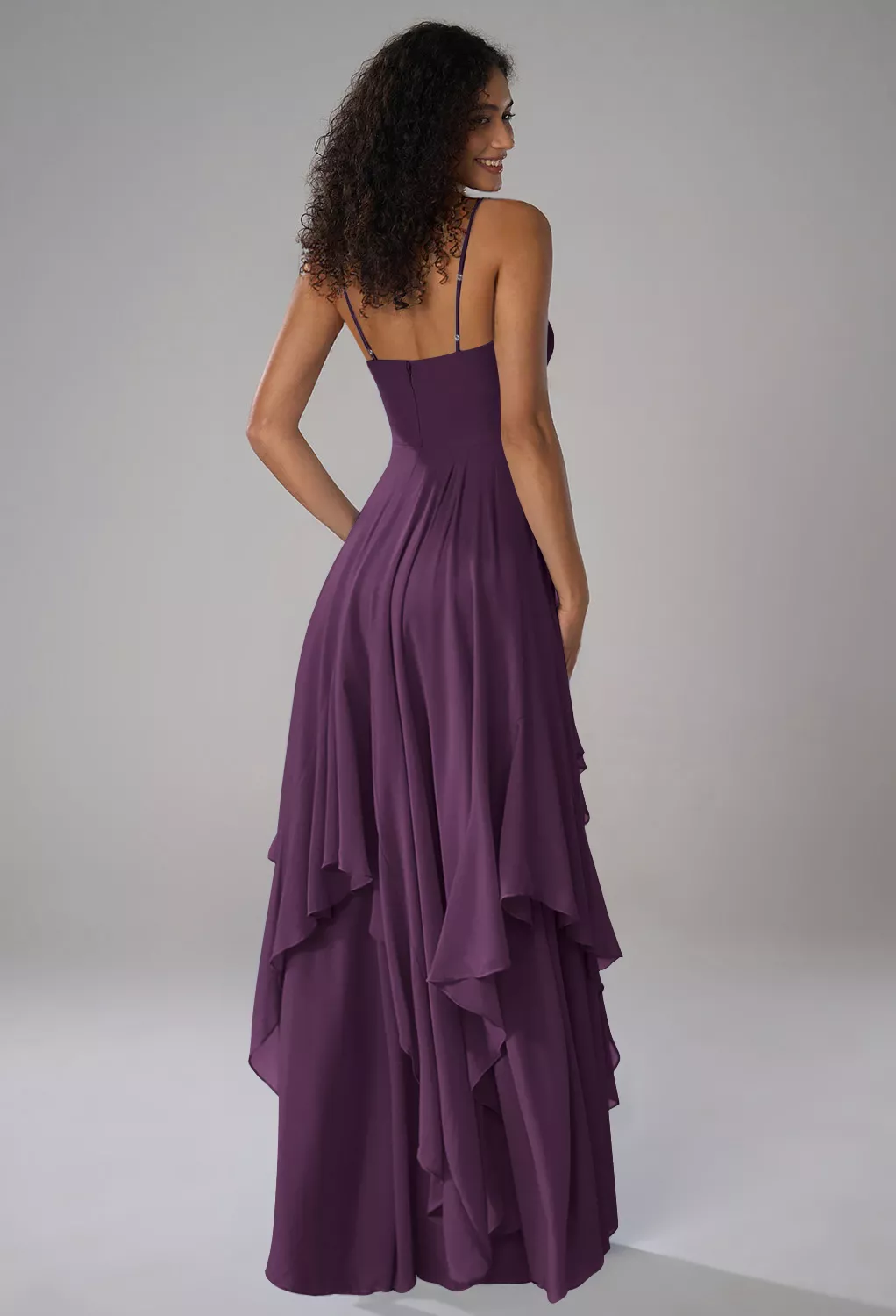 AW Arabella Grape  Wedding Guest Dresses