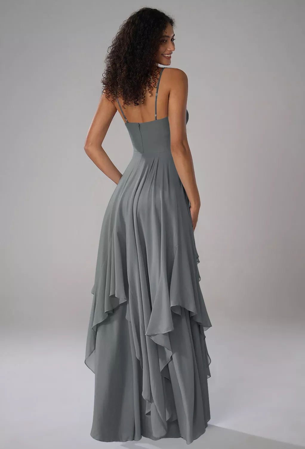 AW Arabella Steel Gray  Wedding Guest Dresses