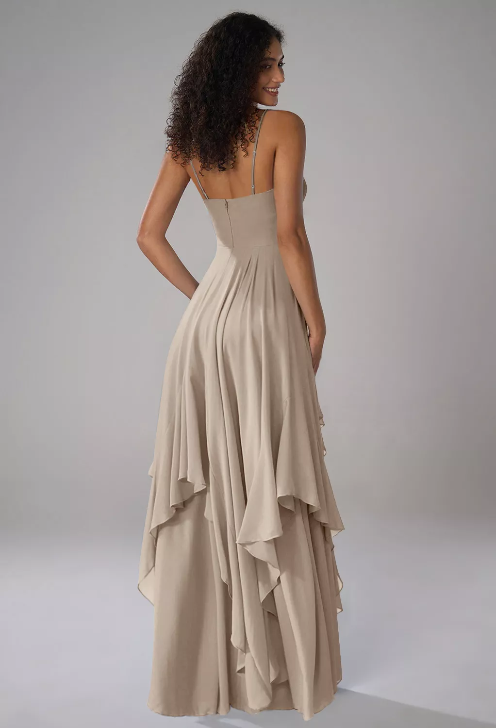 AW Arabella Taupe  Wedding Guest Dresses