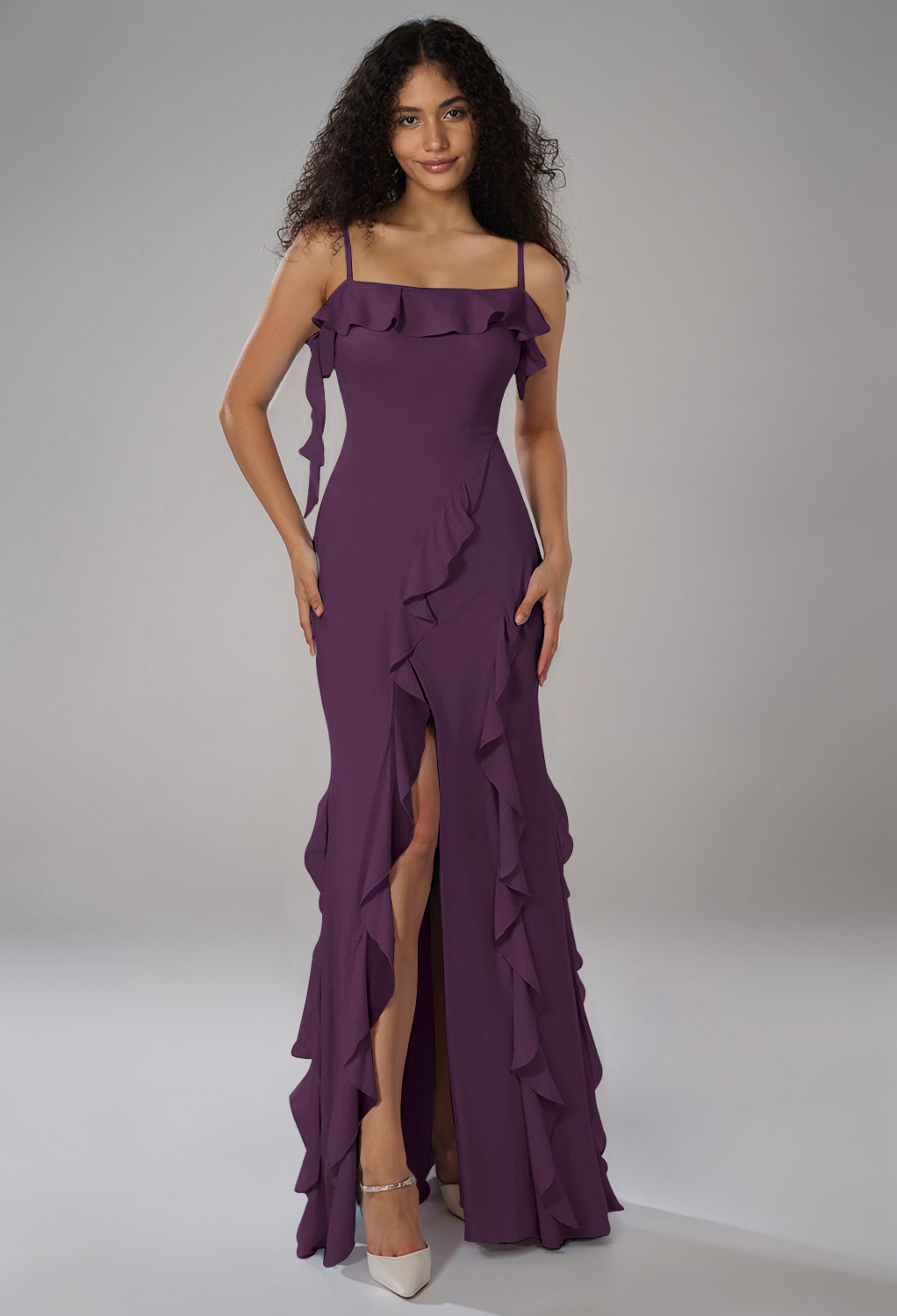 AW Kaiden Grape  Wedding Guest Dresses