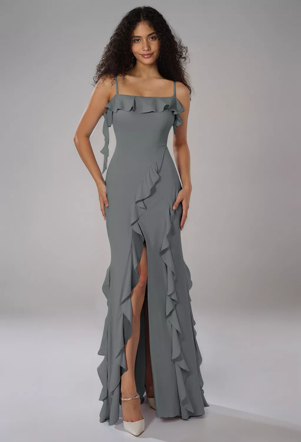 AW Kaiden Steel Gray  Wedding Guest Dresses