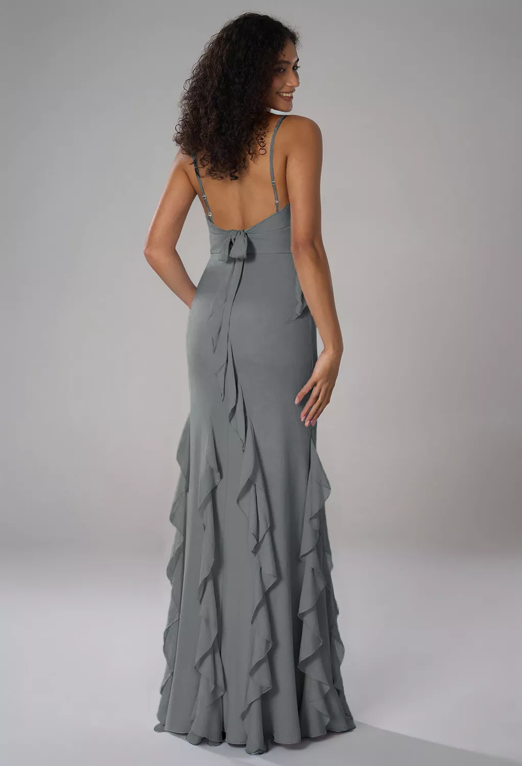 AW Kaiden Steel Gray  Wedding Guest Dresses