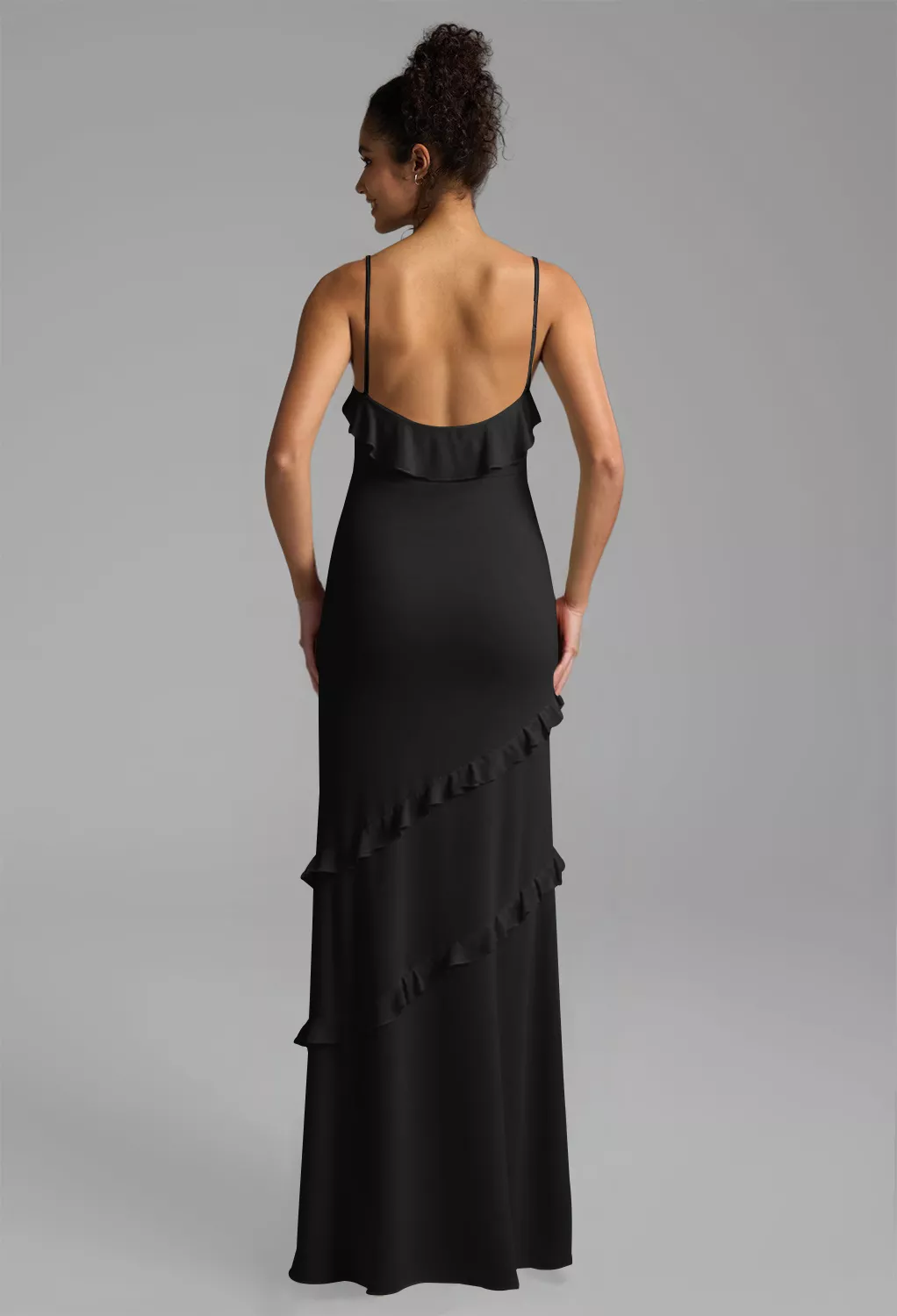 AW Tasnim Black  Wedding Guest Dresses