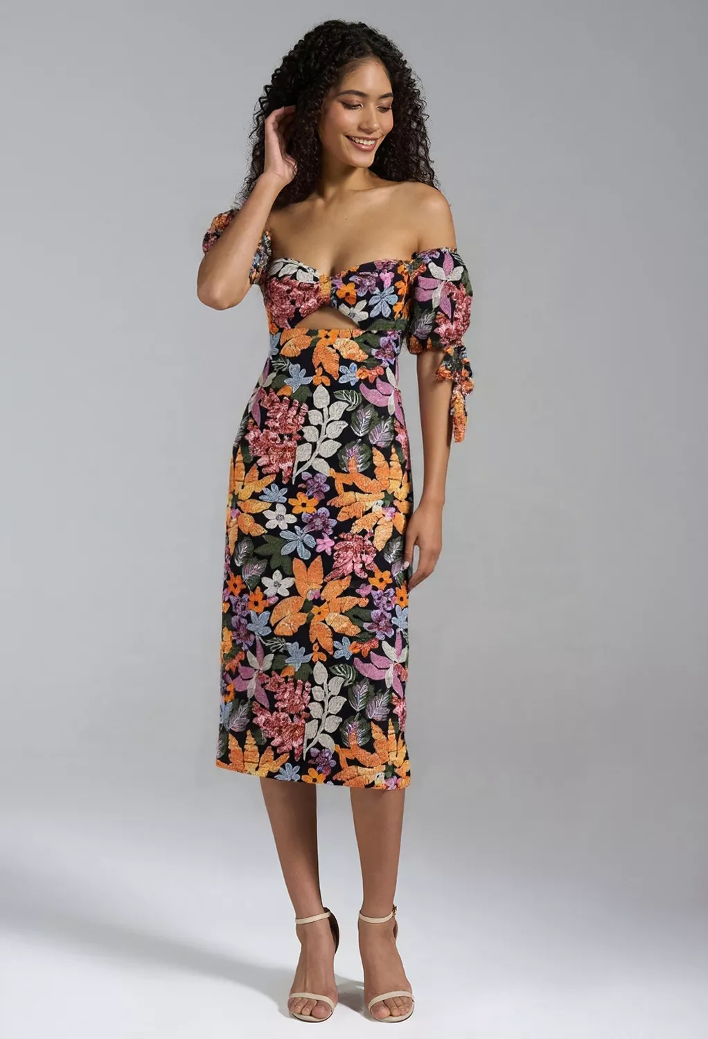 AW Aqsa Multi Color  Spring Wedding Guest Dresses