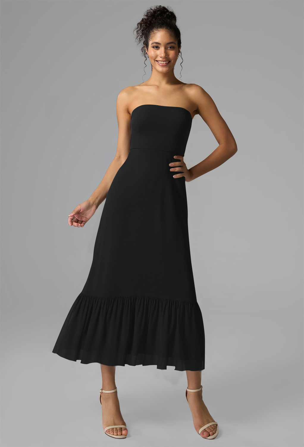 AW Kate Black  Wedding Guest Dresses
