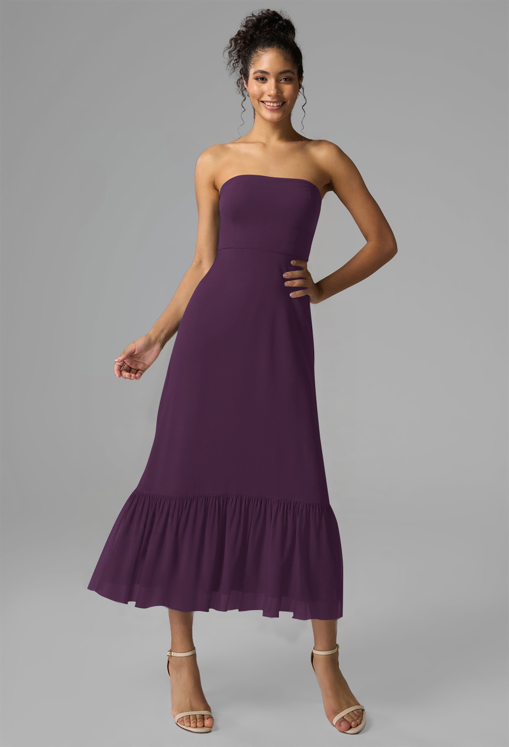 AW Kate Grape  Wedding Guest Dresses