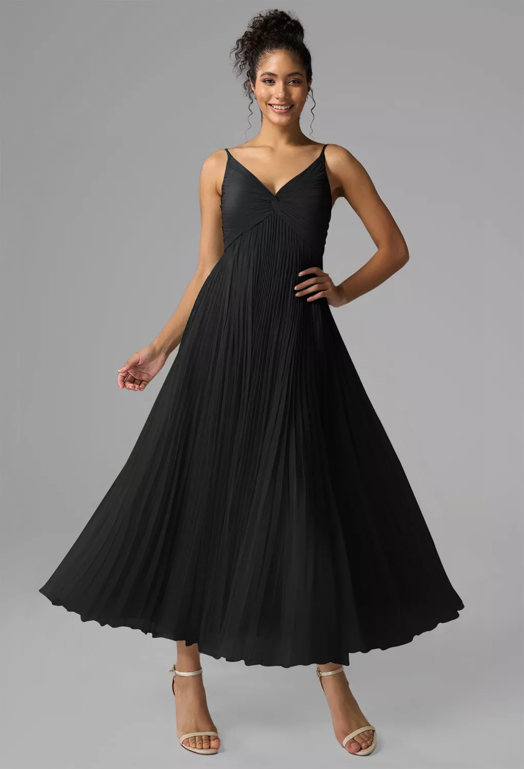 AW Kaylee Black  Wedding Guest Dresses