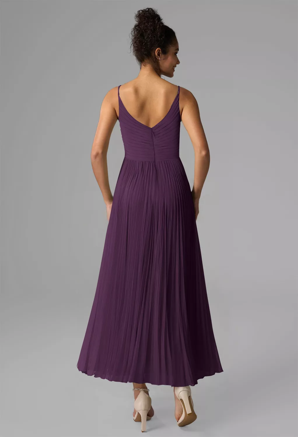 AW Kaylee Grape  Wedding Guest Dresses