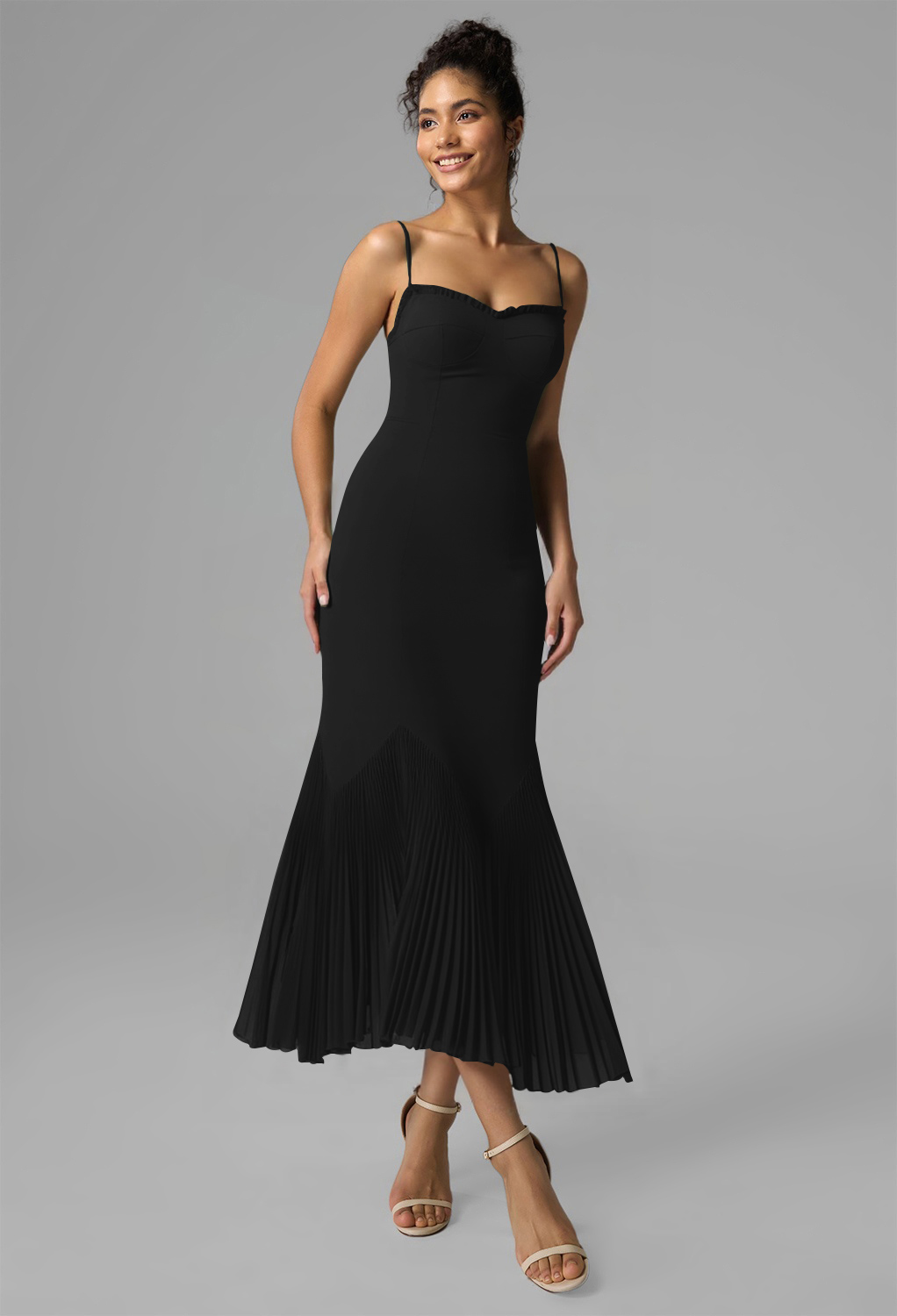 AW Elouise Black  Wedding Guest Dresses