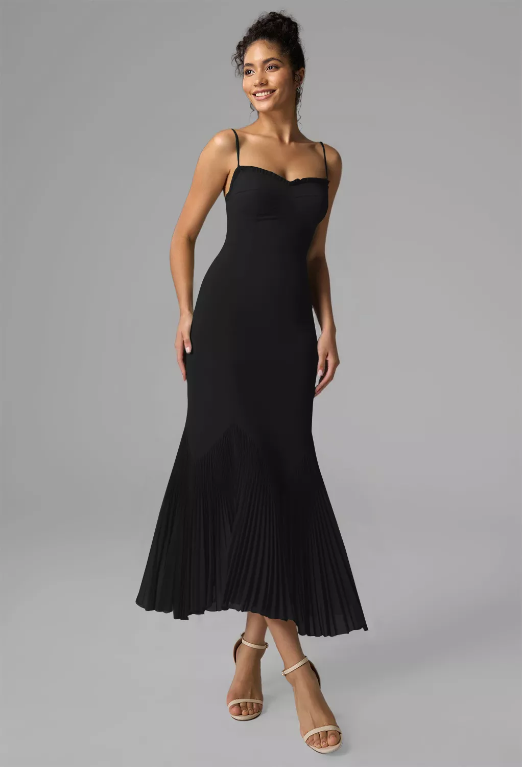 AW Elouise Black  Wedding Guest Dresses