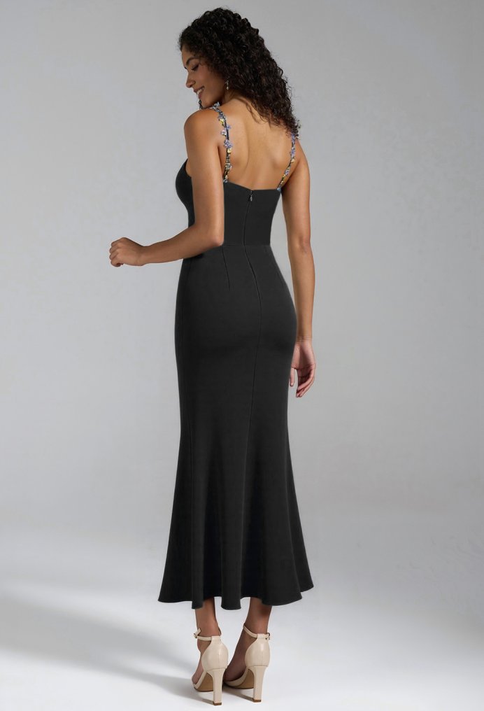 AW Skyla Black  Wedding Guest Dresses