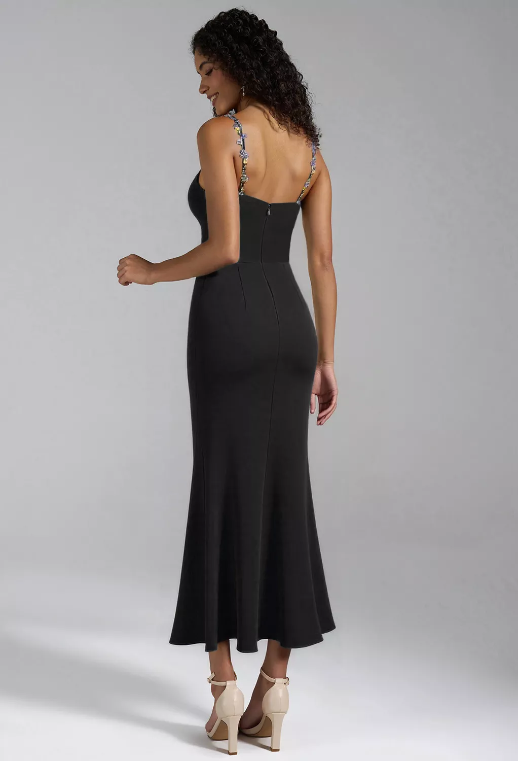 AW Skyla Black  Wedding Guest Dresses