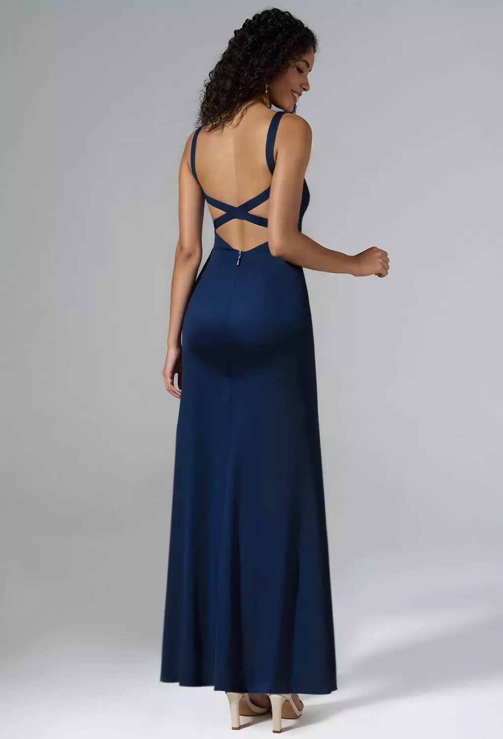 AW Elijah Dark Navy  Wedding Guest Dresses