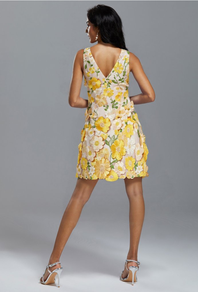 AW Brodie Blazing Yellow  Wedding Guest Dresses