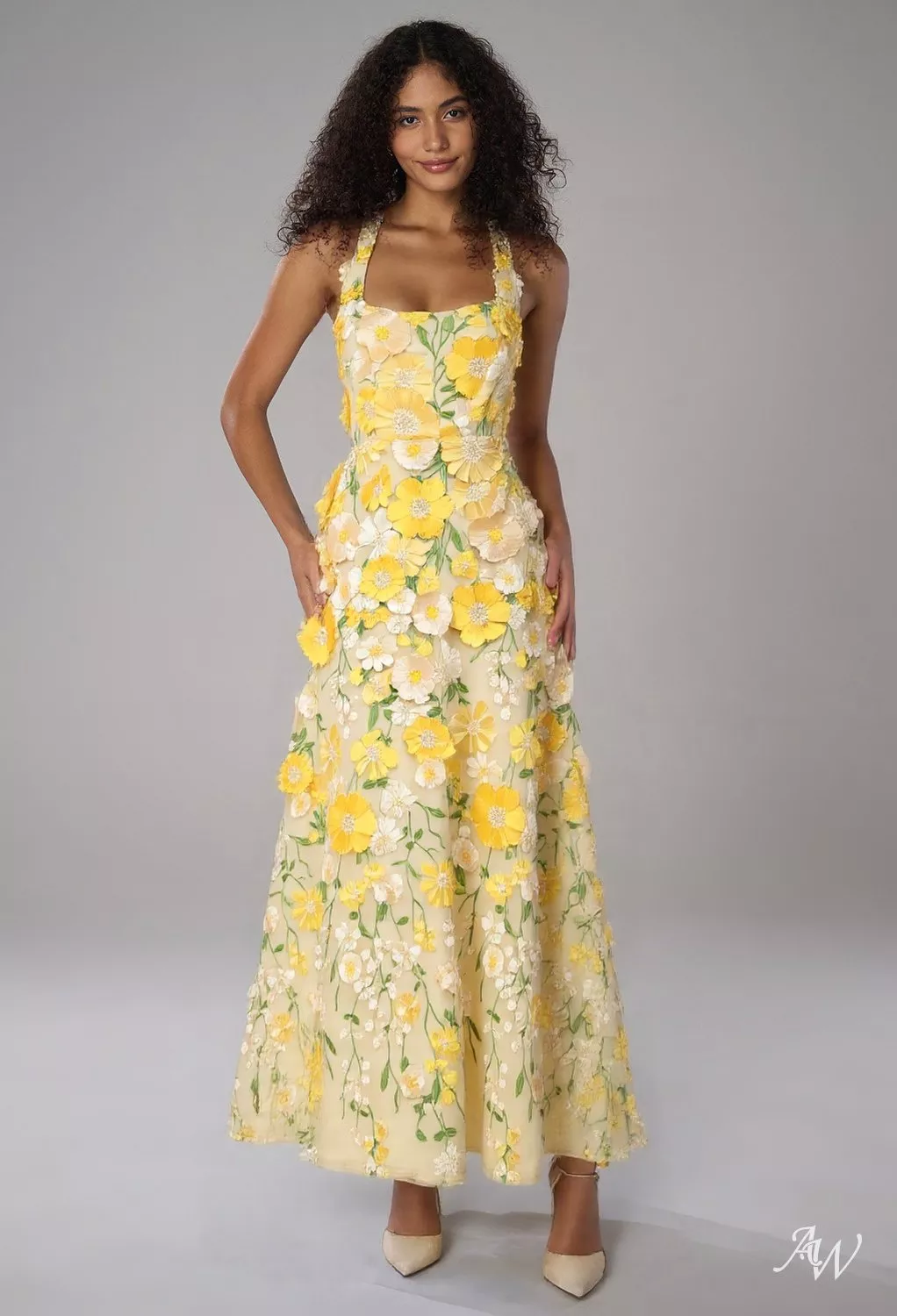 AW Lucie Blazing Yellow Wedding Guest Dresses | AW.Bridal Canada
