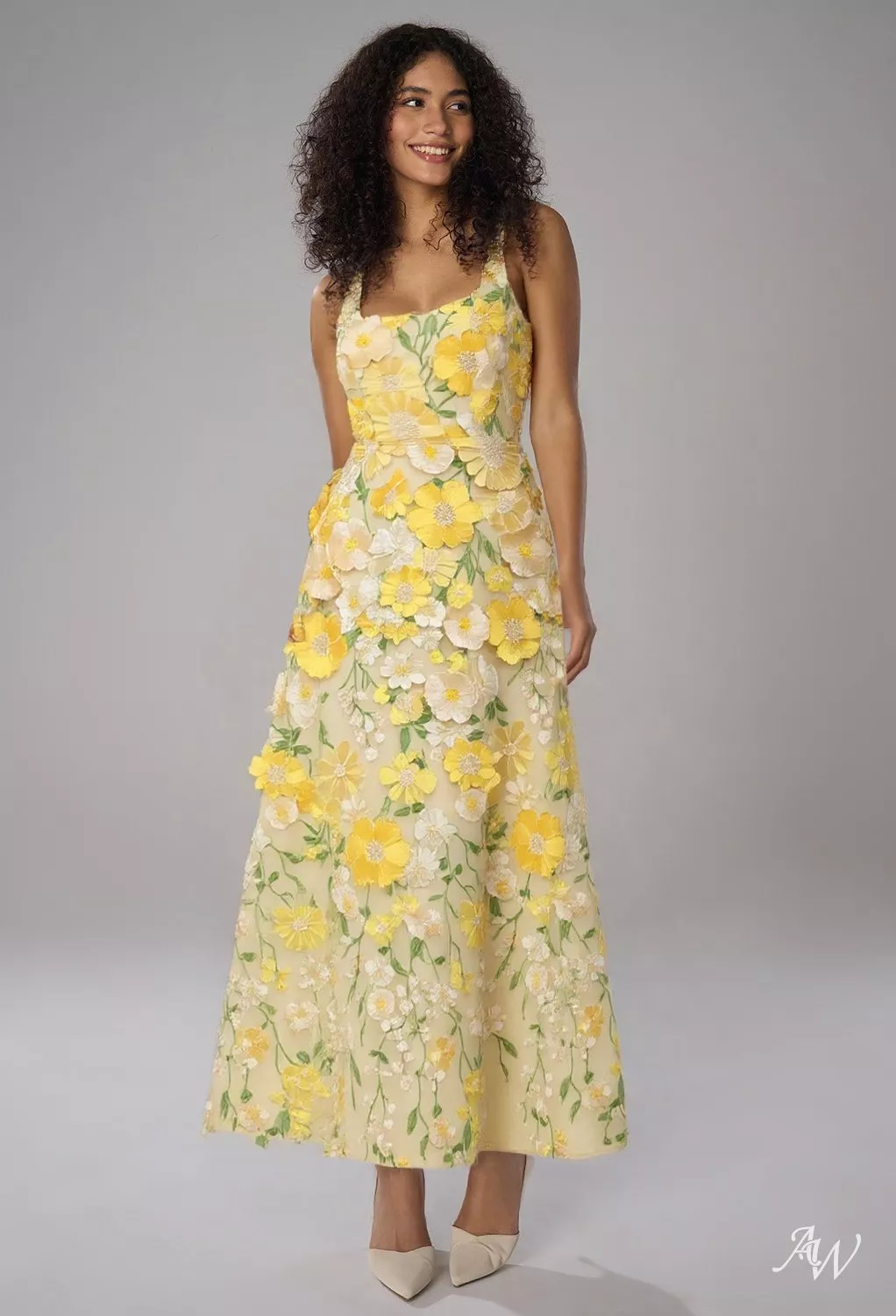 AW Lucie Blazing Yellow Wedding Guest Dresses | AW.Bridal Canada