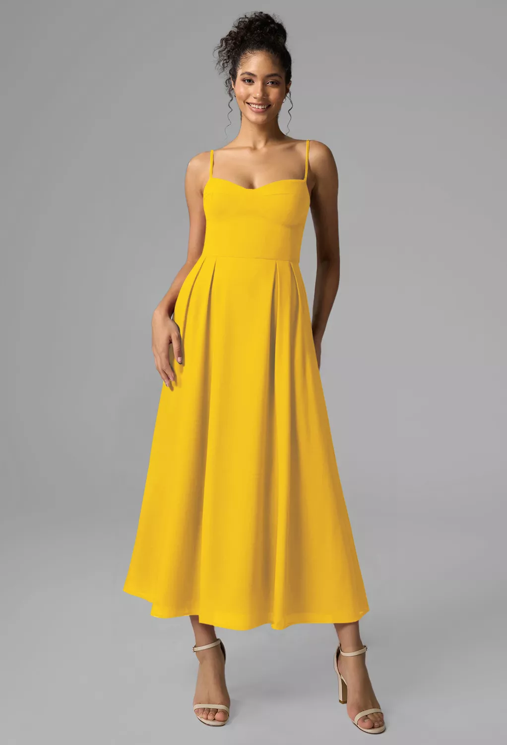 AW Alys Mustard Yellow  Wedding Guest Dresses