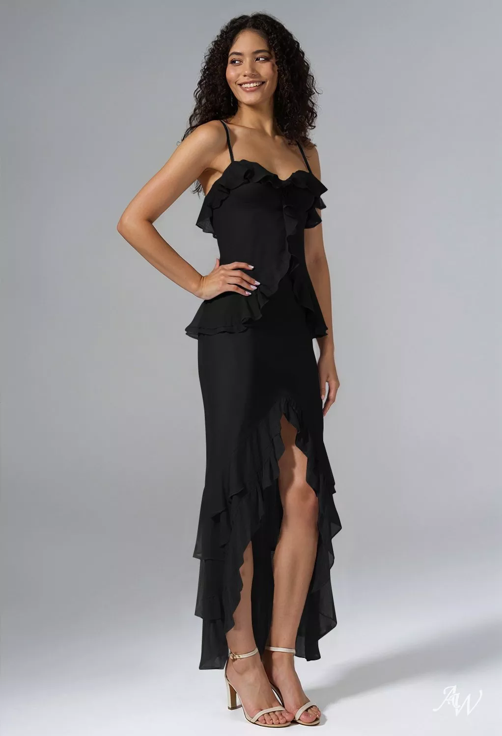 AW Khadija Black Bridesmaid Dresses | AW.Bridal Canada