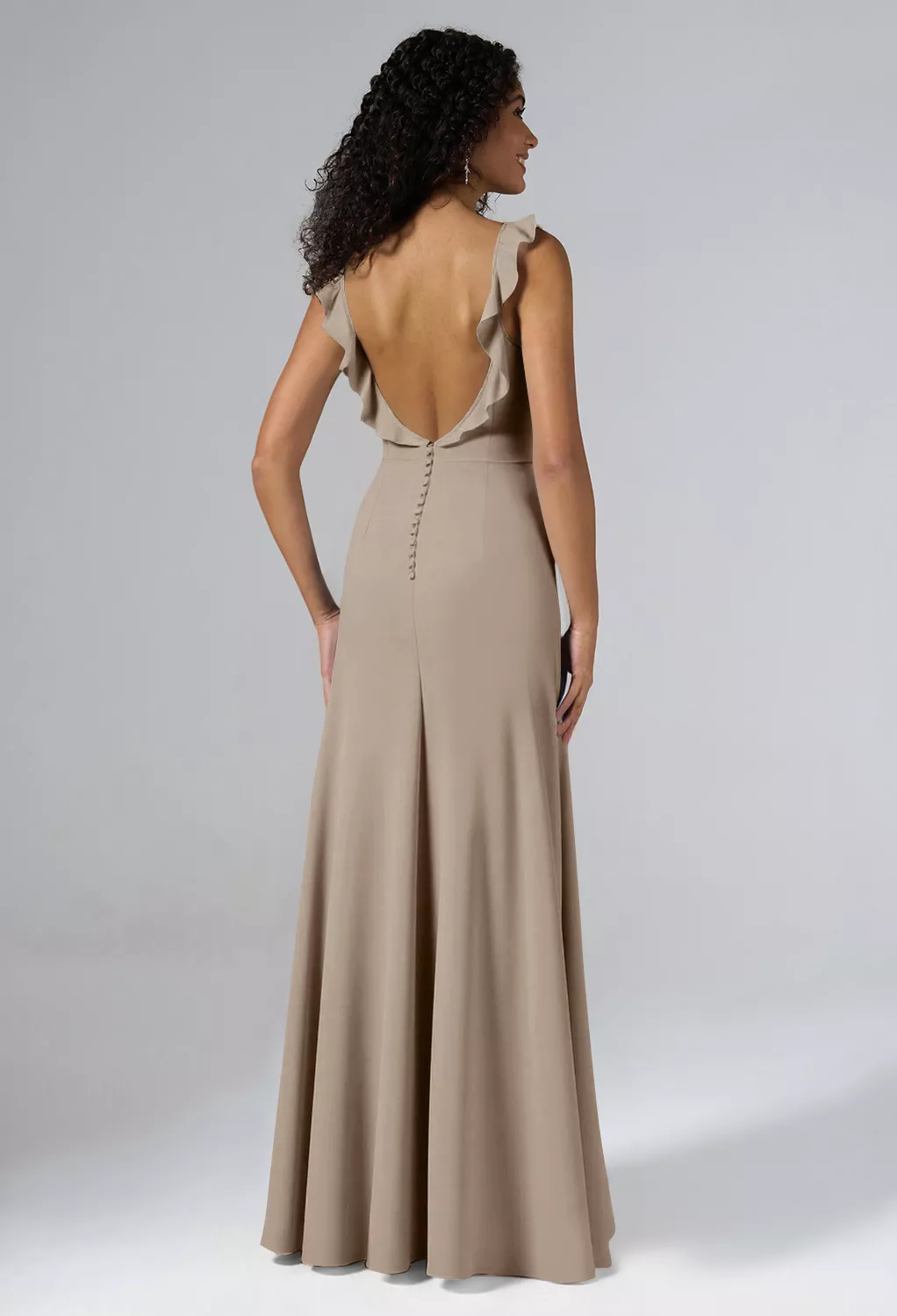 AW Sam Taupe  Wedding Guest Dresses